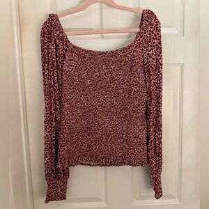 Women’s Boden Smocked Long Sleeve Size 10
